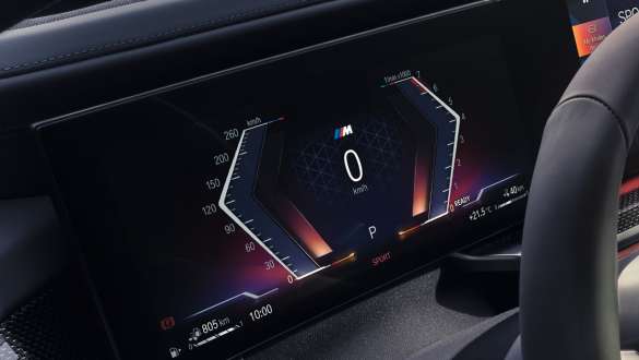 My Mode Sport BMW M760e xDrive Sedan G70 My Mode Sport cluster BMW M760e xDrive Sedan G70 close-up Instrument cluster
