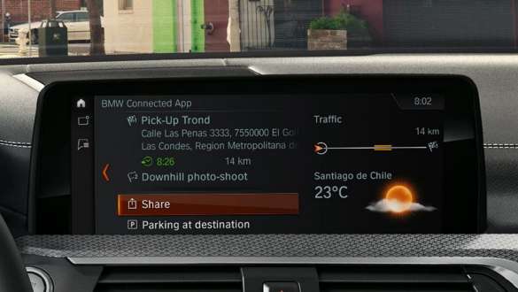 BMW Head-Up Display with M specific view. BMW X3 M Competition and BMW X3 M, BMW Head-Up Display with M specific view.