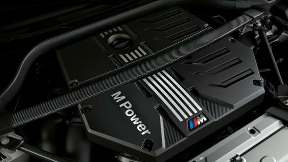 M Carbon precision strut. BMW X4 M and BMW X4 M Competition, engine, M Carbon precision strut.