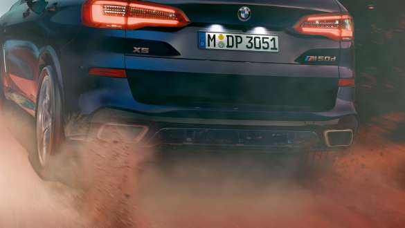 BMW X5 M50d with BMW xDrive G05 BMW X5 M50d with BMW xDrive G05 2018 SUV rear view