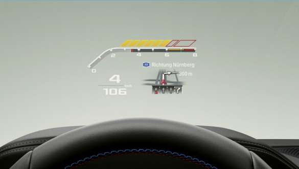 BMW X5 M Automobiles with BMW Head-Up Display F95 BMW Head-Up Display BMW X5 M Automobiles F95 2020 SUV interior