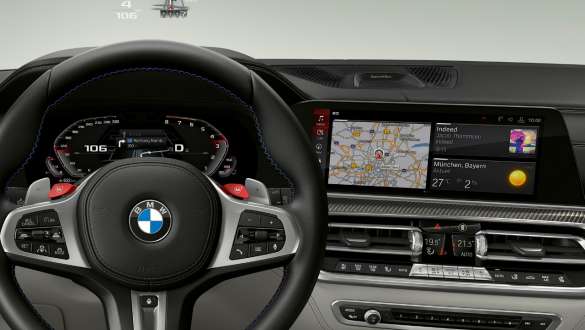 BMW X5 M Automobiles with BMW Live Cockpit Professional F95 G05 BMW Live Cockpit Professional BMW X5 M Automobiles F95 2020 G05 2018 SUV interior
