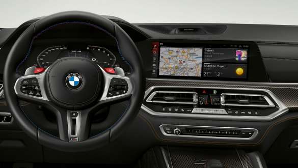 BMW X6 M Automobiles with BMW Live Cockpit Professional F96 BMW Live Cockpit Professional BMW X6 M Automobiles F96 2020 SUV interior