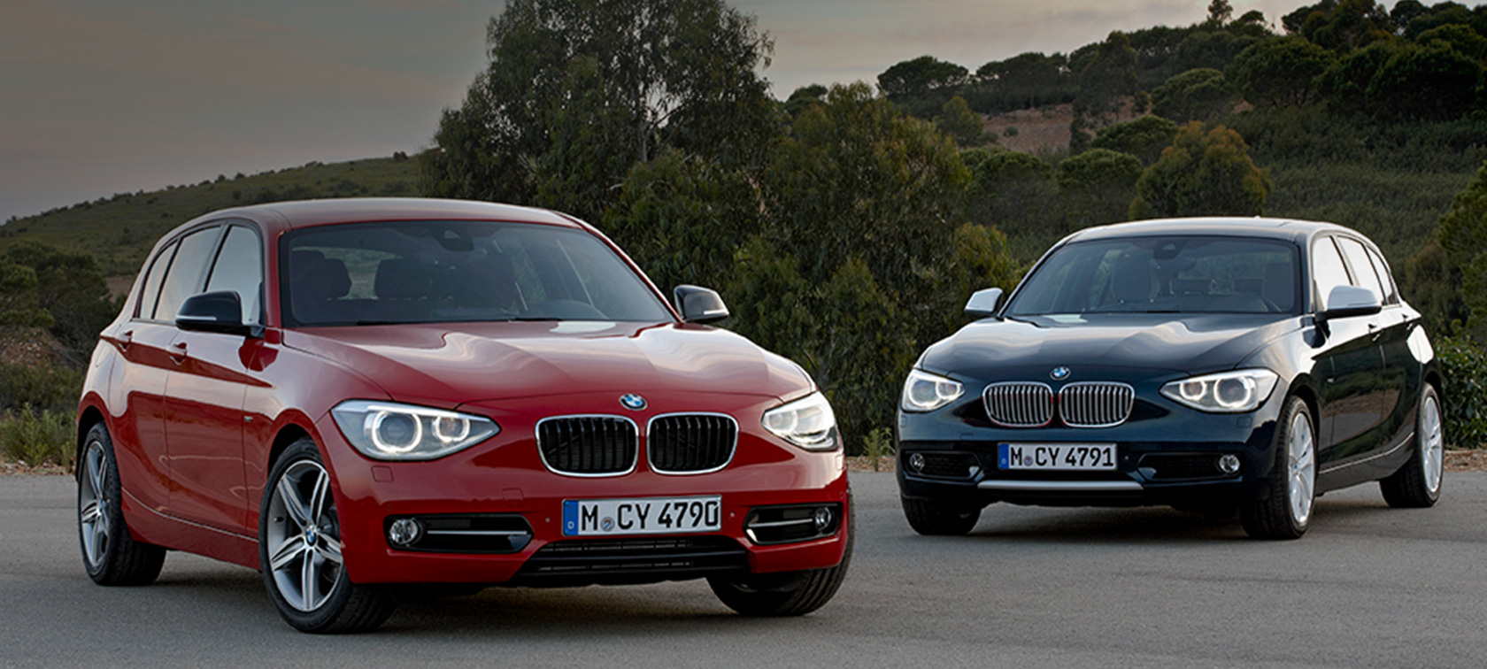 BMW 1 Series (F20) Sport and Urban Line standing BMW 1 Series (F20) Sport and Urban Line standing