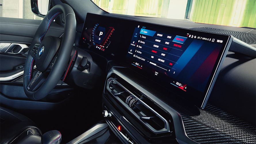 BMW M3 Competition Touring G81 BMW Curved Display Interior