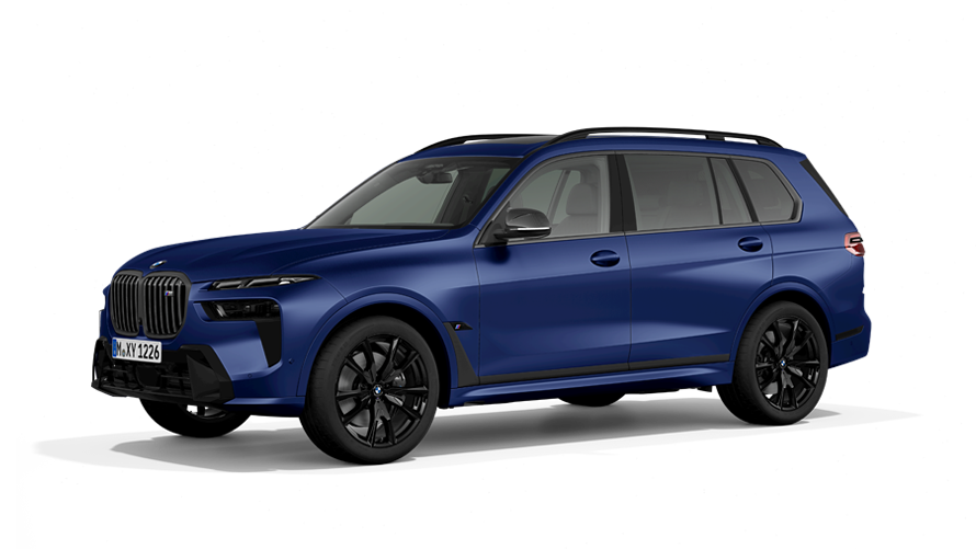 BMW X Series BMW X7 M Automobile G07 MP three-quarter side view 