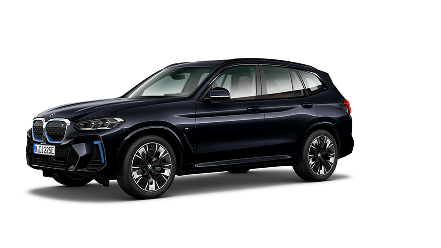 BMW i Series BMW iX3 G08 three-quarter side view BMW i Series BMW iX3 G08 three-quarter side view