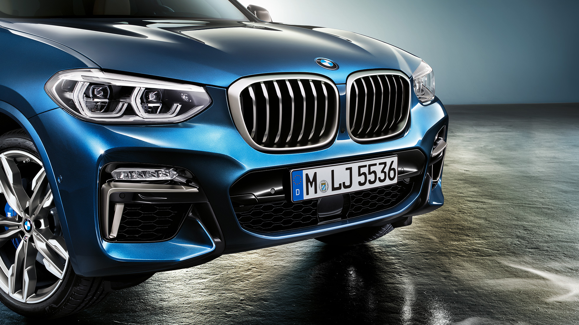 BMW X3 M40i, front apron and kidney BMW X3 M40i, front apron and kidney