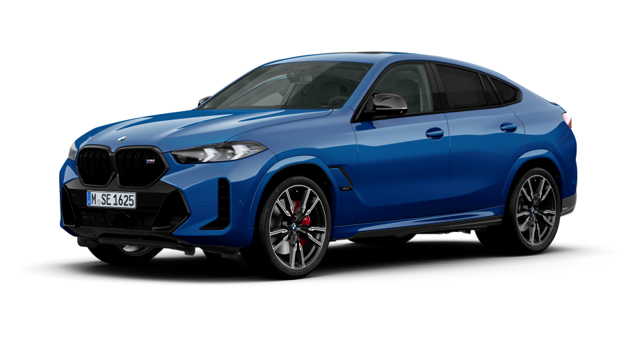 BMW X Series BMW X6 G06 three-quarter side view 