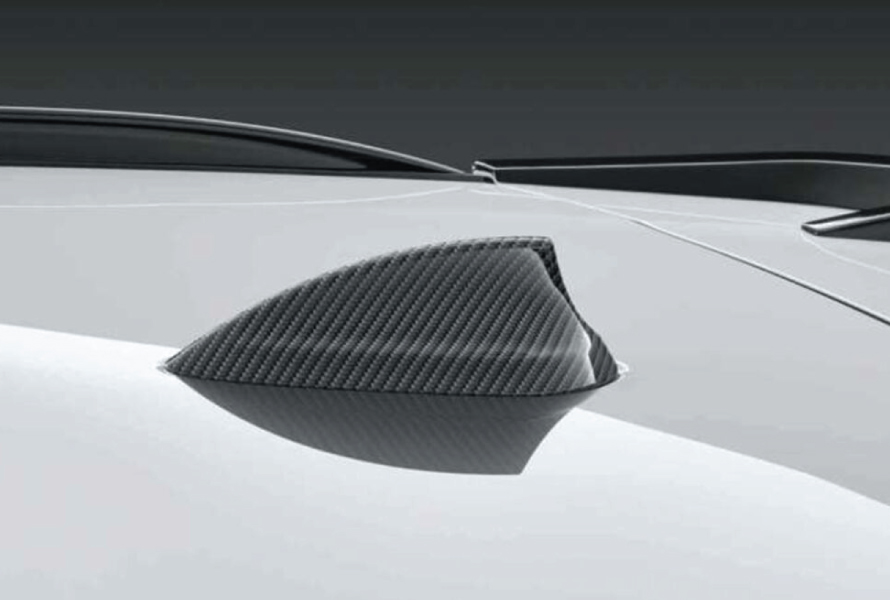 M PERFORMANCE CARBON AERIAL SHARK FIN ANTENNA COVER. M PERFORMANCE CARBON AERIAL SHARK FIN ANTENNA COVER.