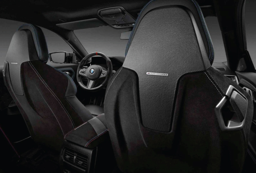M Performance Alcantara & Matte Carbon Fiber Seat Back Set M Performance Alcantara & Matte Carbon Fiber Seat Back Set