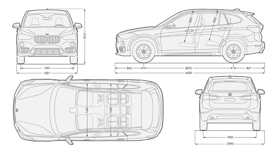 BMW X1 technical data BMW.mu