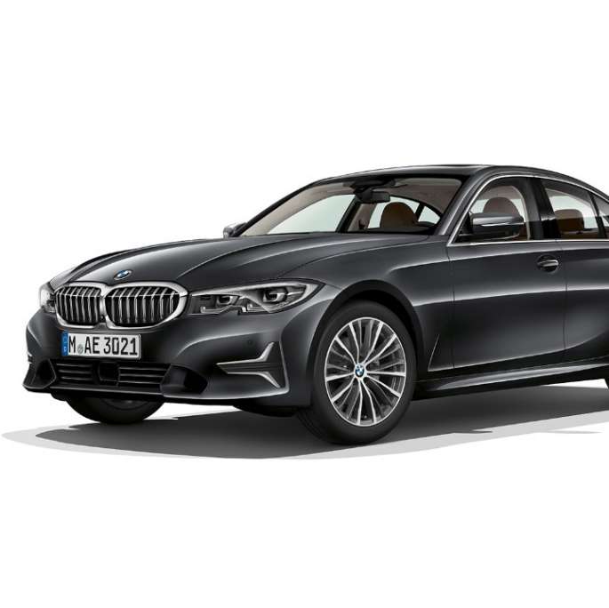 BMW 3 Series Sedan, Model Luxury Line. Side still shot of BMW 3 Series Sedan as Model Luxury Line.
