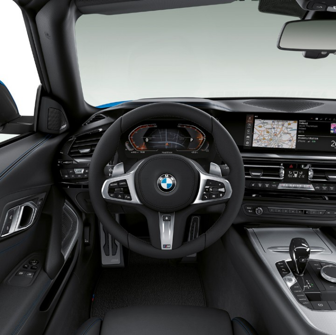 BMW Z4 Roadster Model M Sport BMW Z4 Roadster Model M Sport, steering wheel and driver’s place